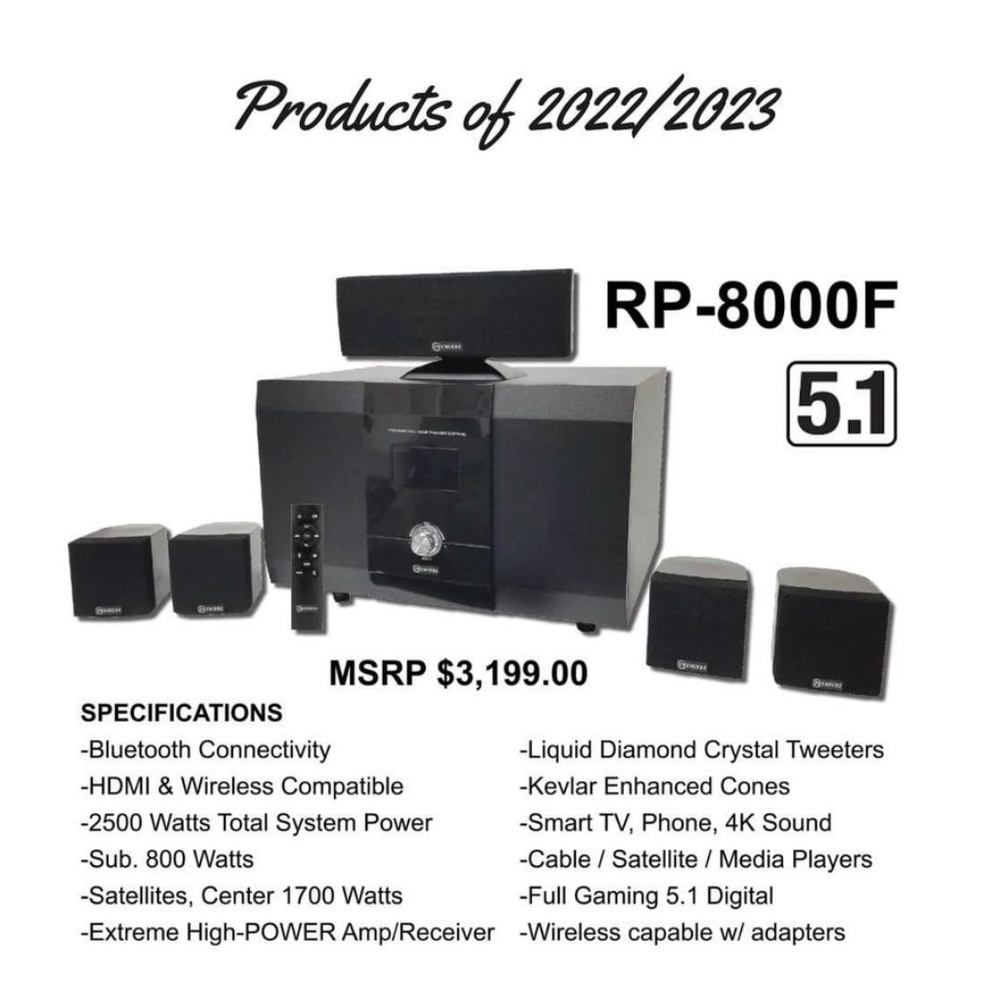 Premiere Reference Theaters RP-8000F , Smart Home, Theater Sound System
